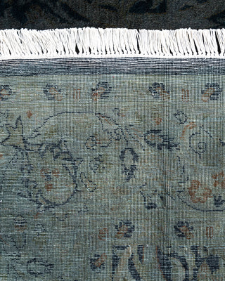 Fine Vibrance, One-of-a-Kind Hand-Knotted Runner Rug  - Gray, 4' 2" x 9' 10"