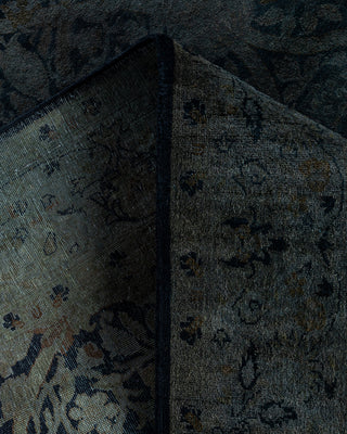 Fine Vibrance, One-of-a-Kind Hand-Knotted Runner Rug  - Gray, 4' 2" x 9' 10"