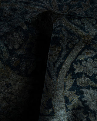 Fine Vibrance, One-of-a-Kind Hand-Knotted Runner Rug  - Gray, 4' 2" x 9' 10"