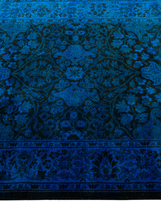 Fine Vibrance, One-of-a-Kind Hand-Knotted Runner Rug  - Blue, 2' 8" x 16' 5"