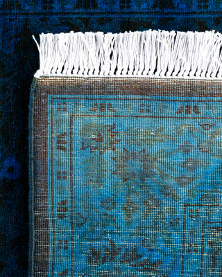 Fine Vibrance, One-of-a-Kind Hand-Knotted Runner Rug  - Blue, 2' 8" x 16' 5"