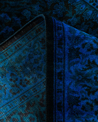 Fine Vibrance, One-of-a-Kind Hand-Knotted Runner Rug  - Blue, 2' 8" x 16' 5"