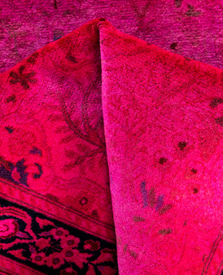 Fine Vibrance, One-of-a-Kind Hand-Knotted Area Rug  - Pink, 2' 7" x 11' 10"