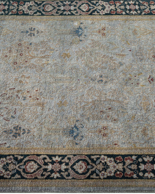 Modern Overdyed Hand Knotted Wool Gray Runner 2' 6" x 12' 3"