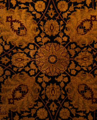 Overdyed Hand-Knotted Wool Modern-Contemporary Gold Area Rug 6' 1" x 6' 1"