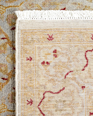 Contemporary Hand Knotted Overdyed Gray Area Rug 4' 0" x 6' 4"