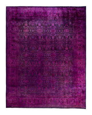 Fine Vibrance, One-of-a-Kind Hand-Knotted Area Rug  - Pink, 8' 0" x 10' 1"
