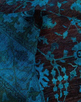 Fine Vibrance, One-of-a-Kind Hand-Knotted Area Rug  - Blue, 9' 0" x 11' 10"