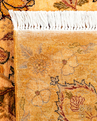 Contemporary Hand-Knotted Overdyed Yellow Area Rug 8' 1" x 10' 1"