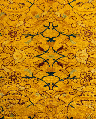 Fine Vibrance, One-of-a-Kind Hand-Knotted Area Rug  - Yellow, 8' 1" x 10' 1"