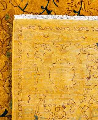 Fine Vibrance, One-of-a-Kind Hand-Knotted Area Rug  - Yellow, 8' 1" x 10' 1"