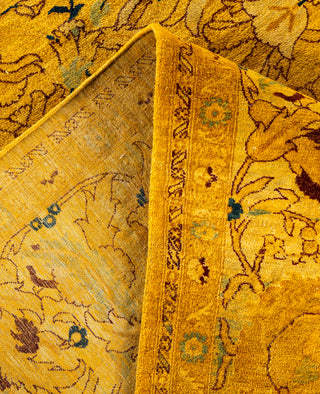 Fine Vibrance, One-of-a-Kind Hand-Knotted Area Rug  - Yellow, 8' 1" x 10' 1"