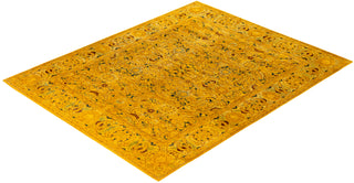 Fine Vibrance, One-of-a-Kind Hand-Knotted Area Rug  - Yellow, 8' 1" x 10' 1"