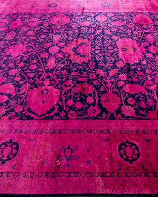 Fine Vibrance, One-of-a-Kind Hand-Knotted Area Rug  - Pink, 8' 3" x 10' 2"