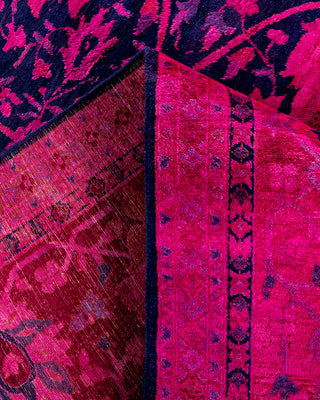 Fine Vibrance, One-of-a-Kind Hand-Knotted Area Rug  - Pink, 8' 3" x 10' 2"