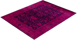 Fine Vibrance, One-of-a-Kind Hand-Knotted Area Rug  - Pink, 8' 3" x 10' 2"