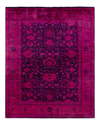 Fine Vibrance, One-of-a-Kind Hand-Knotted Area Rug  - Pink, 8' 3" x 10' 2"