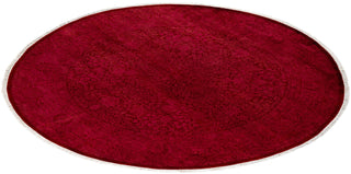 Fine Vibrance, One-of-a-Kind Hand-Knotted Area Rug - Pink, 6' 1" x 6' 1" - Solo Rugs