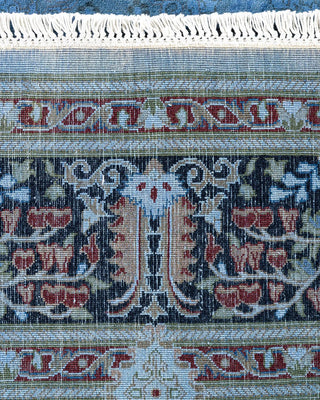 Fine Vibrance, One-of-a-Kind Hand-Knotted Area Rug - Purple, 7' 1" x 7' 1" - Solo Rugs