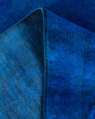 Fine Vibrance, One-of-a-Kind Hand-Knotted Area Rug  - Blue, 9' 1" x 12' 6"
