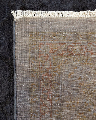 Modern Overdyed Hand Knotted Wool Gray Area Rug 9' 2" x 11' 10"