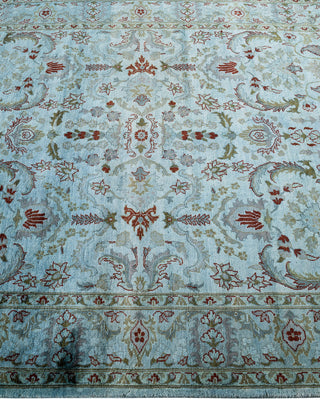Overdyed Hand-Knotted Gray Area Rug 4' 2" x 6' 3"