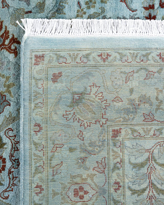 Overdyed Hand-Knotted Gray Area Rug 4' 2" x 6' 3"