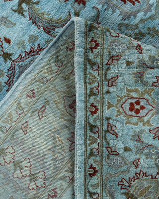 Overdyed Hand-Knotted Gray Area Rug 4' 2" x 6' 3"