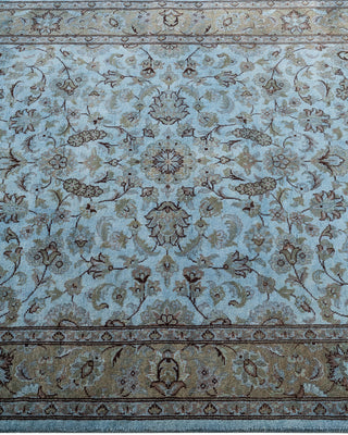 Overdyed Hand-Knotted Gray Area Rug 3' 2" x 5' 2"