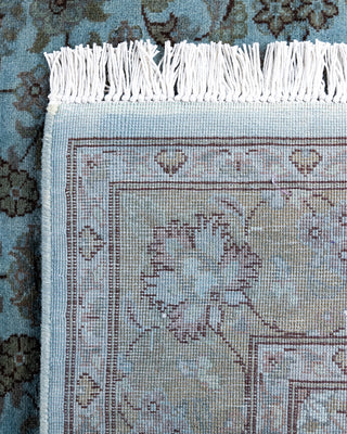 Overdyed Hand-Knotted Gray Area Rug 3' 2" x 5' 2"