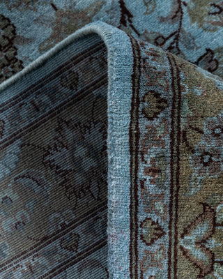 Overdyed Hand-Knotted Gray Area Rug 3' 2" x 5' 2"