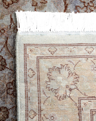 Contemporary Hand Knotted Overdyed Gray Area Rug 3' 3" x 5' 3"