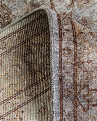 Contemporary Hand Knotted Overdyed Gray Area Rug 3' 3" x 5' 3"