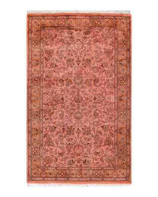 Modern Fine Vibrance Pink Area Rug 3' 2" x 5' 3"