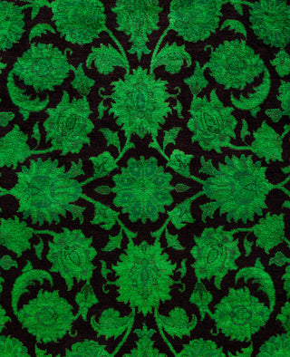 Fine Vibrance, One-of-a-Kind Hand-Knotted Area Rug  - Green, 3' 2" x 5' 5"