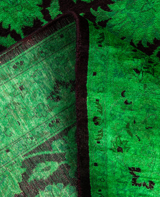 Fine Vibrance, One-of-a-Kind Hand-Knotted Area Rug  - Green, 3' 2" x 5' 5"