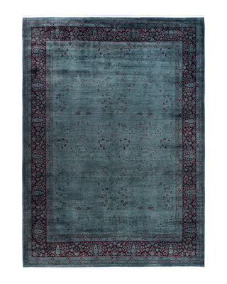 Fine Vibrance, One-of-a-Kind Hand-Knotted Area Rug  - Gray, 9' 2" x 12' 5"
