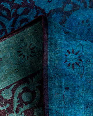 Fine Vibrance, One-of-a-Kind Hand-Knotted Area Rug  - Blue, 4' 2" x 6' 2"