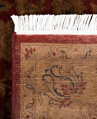 Contemporary Overdyed Wool Hand Knotted Brown Area Rug 4' 2" x 6' 2"