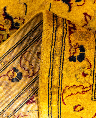 Fine Vibrance, One-of-a-Kind Hand-Knotted Area Rug  - Yellow, 2' 6" x 10' 2"