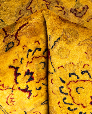 Fine Vibrance, One-of-a-Kind Hand-Knotted Area Rug  - Yellow, 2' 6" x 10' 2"