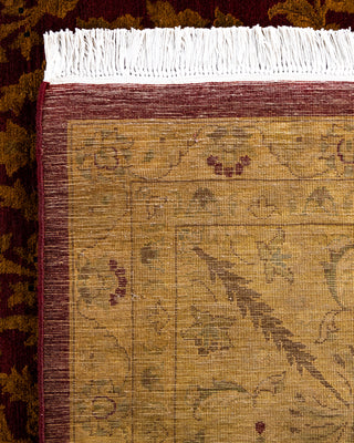 Overdyed Hand-Knotted Gold Area Rug 8' 2" x 10' 1"