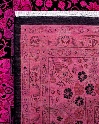 Overdyed Hand-Knotted Pink Area Rug 8' 2" x 10' 1"