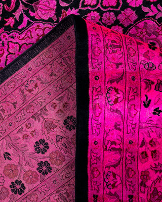 Overdyed Hand-Knotted Pink Area Rug 8' 2" x 10' 1"