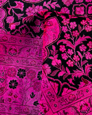 Overdyed Hand-Knotted Pink Area Rug 8' 2" x 10' 1"