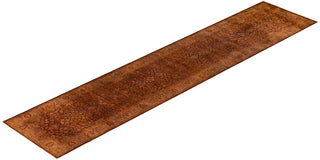 Contemporary Fine Vibrance Yellow Wool Runner - 2' 7" x 12' 8"