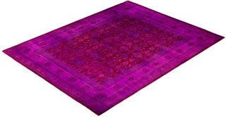 Fine Vibrance, One-of-a-Kind Hand-Knotted Area Rug  - Pink, 8' 2" x 10' 4"