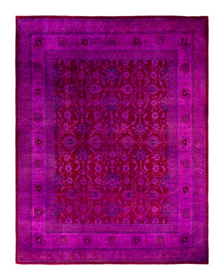 Fine Vibrance, One-of-a-Kind Hand-Knotted Area Rug  - Pink, 8' 2" x 10' 4"