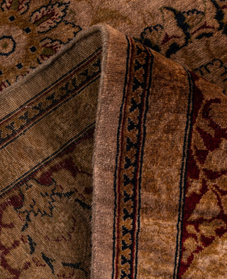 Fine Vibrance, One-of-a-Kind Hand-Knotted Area Rug  - Brown, 6' 3" x 8' 10"