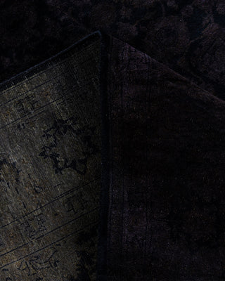 Fine Vibrance, One-of-a-Kind Hand-Knotted Area Rug  - Black, 6' 1" x 9' 3"